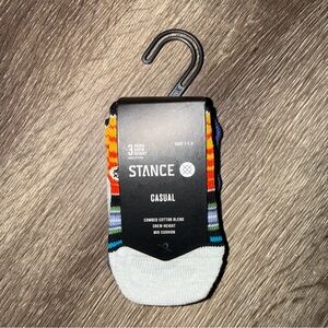 🆕 Stance Baby Crew Socks 3 Pack Casual Mid Cushion Cotton Blend 3-6M